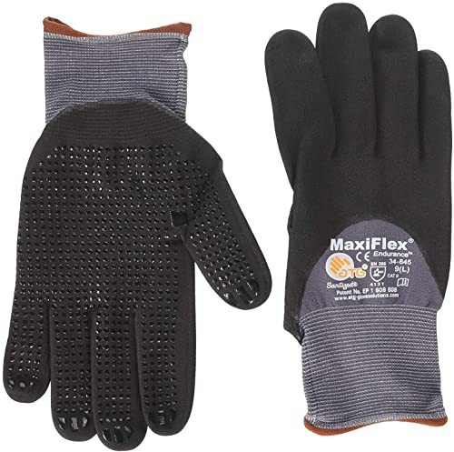 ATG 34-845/M MaxiFlex Endurance – Nylon, Micro-Foam Nitrile 3/4 Grip Gloves – Black/Gray – Medium – 12 Pair Per Pack | The Storepaperoomates Retail Market - Fast Affordable Shopping