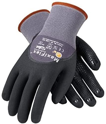 ATG 34-845/M MaxiFlex Endurance – Nylon, Micro-Foam Nitrile 3/4 Grip Gloves – Black/Gray – Medium – 12 Pair Per Pack | The Storepaperoomates Retail Market - Fast Affordable Shopping