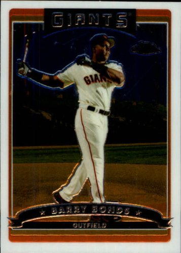 2006 Topps Chrome Baseball Card #50 Barry Bonds