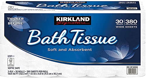 Kirkland Signature Toilet Tissue Ultra Soft 30 ct 231 Sheets
