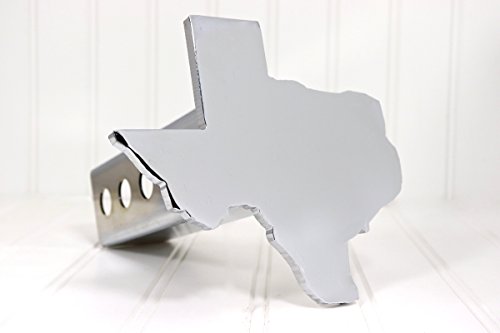 Custom Hitch Covers 12509-Chrome Texas Hitch Cover, 2″
