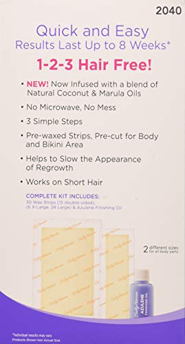 Sally Hansen Hair Remover Wax Strip Kit Body/Leg/Arm/Bikini, (Pack of 2) | The Storepaperoomates Retail Market - Fast Affordable Shopping
