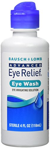Bausch & Lomb Advanced Eye Relief Eye Wash, 4 Fl Oz, Pack of 3