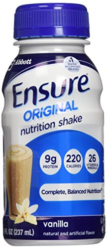 Ensure Nutrition Homemade Vanilla Milkshake, 8 fl. oz. Bottles, 30 Count