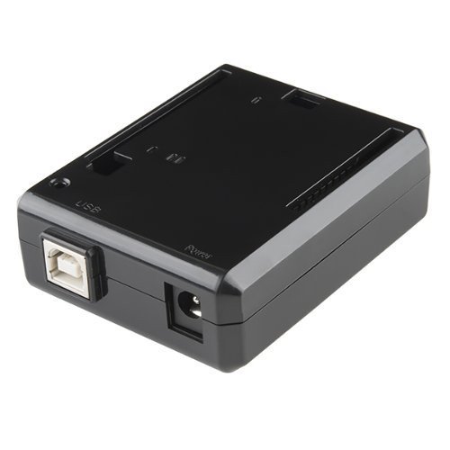 SB Arduino Uno R3 Enclosure case Box – Black Plastic