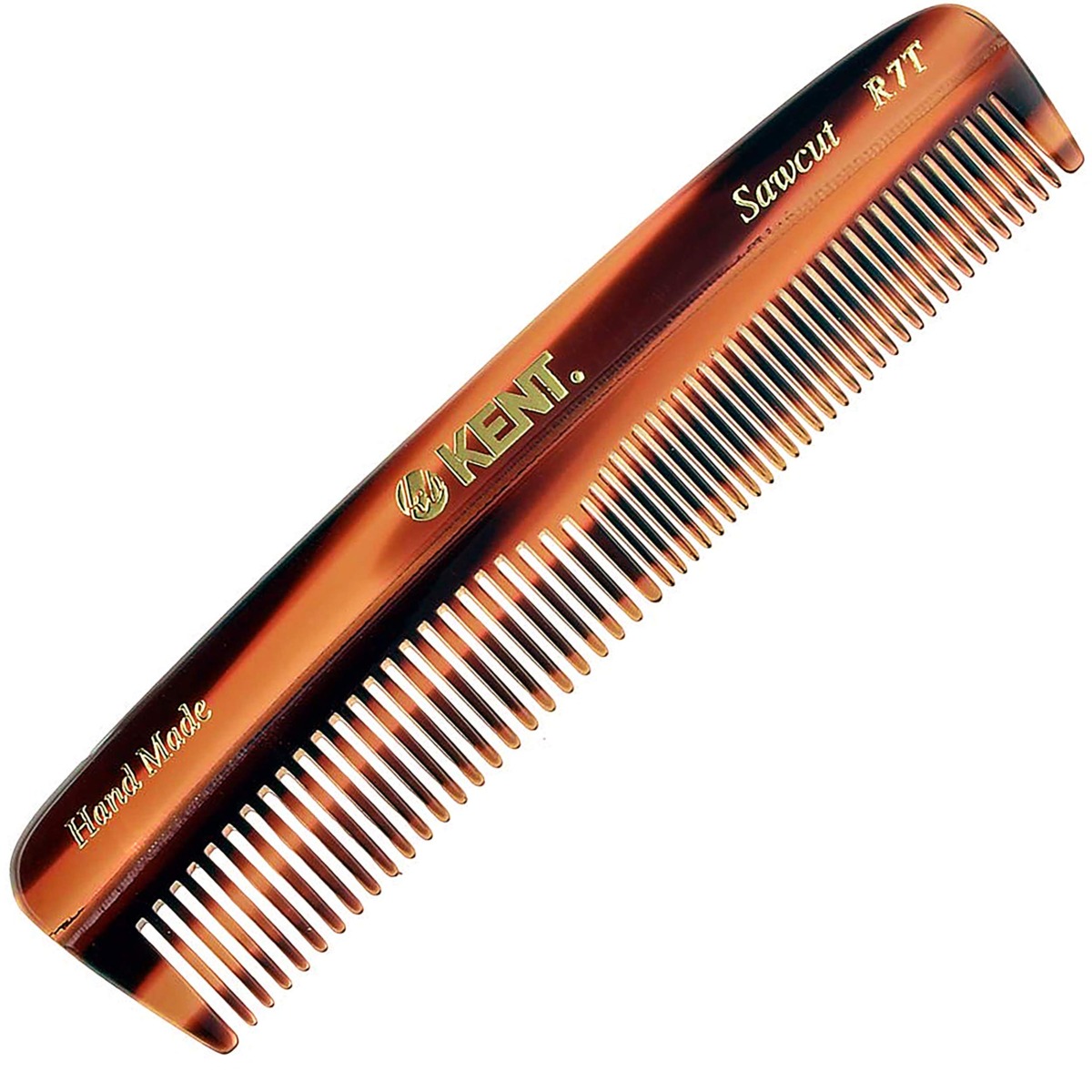 Kent R7T Small Fine/Wide Tooth Comb, Double Tooth Hair Pocket Comb for Hair, Beard and Mustache, Coarse/Fine Hair Grooming Comb for Men, Women and Kids. Saw Cut Hand Polished. Handmade in England | The Storepaperoomates Retail Market - Fast Affordable Shopping