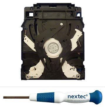 nextec Sony PS3 Slim Disc Drive Replacement/ PS3 Slim Bluray Drive with Laser (KES-450A/ KEM-450AAA) Slim Models (120, 250 GB) T8 Screwdriver