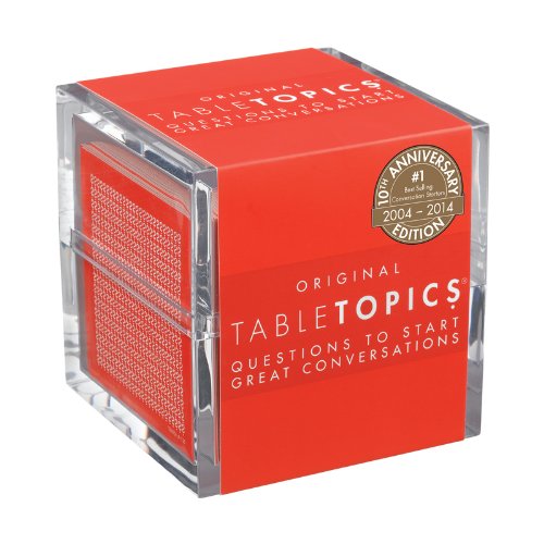 TableTopics Original – 10th Anniversary Edition: Questions to Start Great Conversations, The Best Way to Spark a New Conversation & Create New Memories with Friends & Family, Or Meeting Someone New