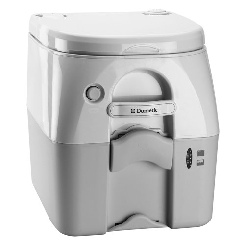 Sealand Dometic 975MSD Portable Toilet 5.0 Gallon – Grey w/Brackets