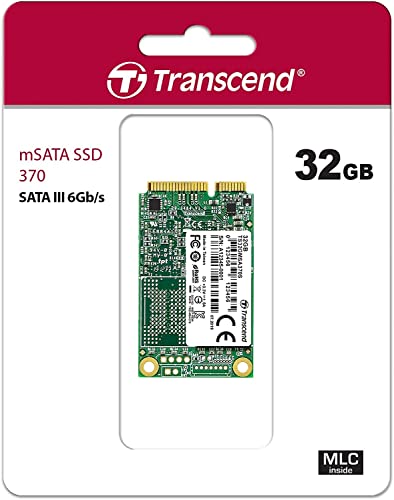 Transcend 32GB SATA III 6Gb/s MSA370 mSATA Solid State Drive (TS32GMSA370)