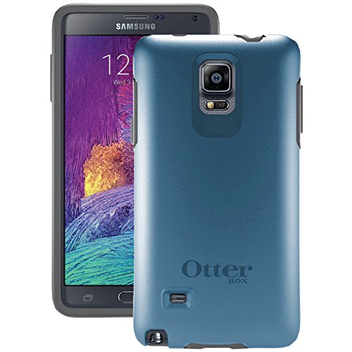 Otterbox Samsung Galaxy Note 4 Symmetry Series Case – Retail Packaging – Blue Print Ii