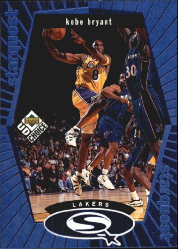 1998 UD Choice StarQuest Blue Basketball Card (1998-99) #SQ13 Kobe Bryant