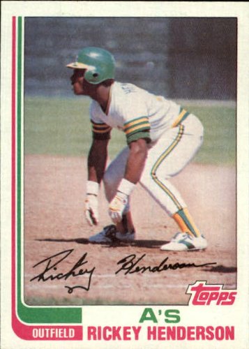1982 Topps Baseball Card #610 Rickey Henderson