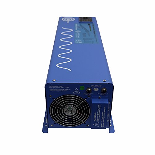 AIMS Power PICOGLF40W24V120V 4000 Watt Pure Sine Inverter Charger, 24Vdc to 120Vac Output, Remote Panel Available, Auto Frequency, Terminal Block, Multi Stage Smart Charger, 7 Battery Type Settings | The Storepaperoomates Retail Market - Fast Affordable Shopping