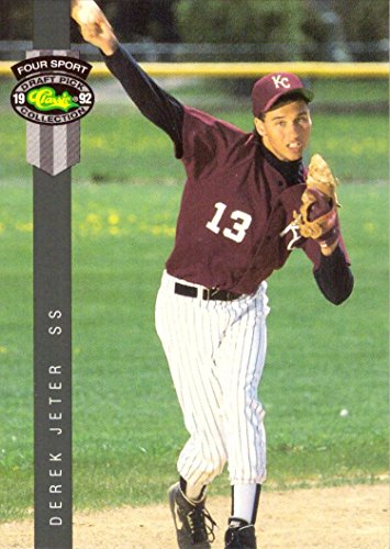 1992 Classic Four Sport #231 Derek Jeter Draft Picks Pre-Rookie Baseball Card