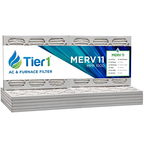 Tier1 16x36x1 Merv 11 Pleated Air/Furnace Filter -6 Pack