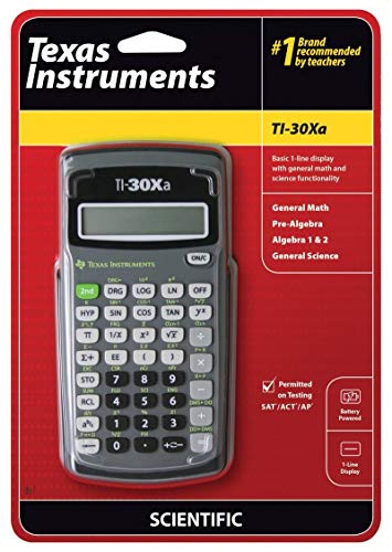 TEXTI30XA – Texas Instruments TI-30XA Student Scientific Calculator