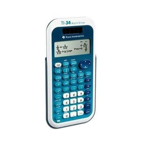 Texas Instruments MultiView TI-34 Scientific Calculator – 4 Line(s) – 16 Character(s) – LCD – Solar Battery Powered