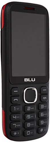 BLU Jenny TV 2.8 T276T Unlocked GSM Dual-SIM Cell Phone w/ 1.3MP Camera – Unlocked Cell Phones – Retail Packaging – Black Red