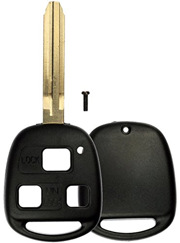 KeylessOption Just the Case Keyless Entry Remote Head Key Combo Fob Shell