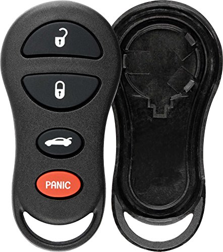 KeylessOption Just the Case Keyless Entry Remote Control Car Key Fob Shell Replacement for GQ43VT17T, 04602260