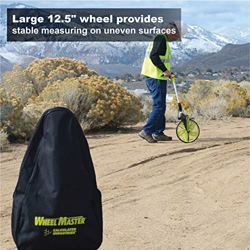 Calculated Industries 6540 Wheel Master Pro 12 Commercial Grade Feet-Inch Distance Measuring Wheel; + FREE Carrying Pack | The Storepaperoomates Retail Market - Fast Affordable Shopping
