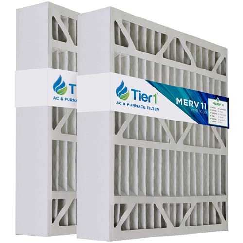 Tier1 20x20x5 Merv 11 Replacement for Trion/Air Bear 255649-103 & 259112-103 Air Filter 2 Pack (Actual Size: 19 3/4 x 20 5/8 x 4 15/16)