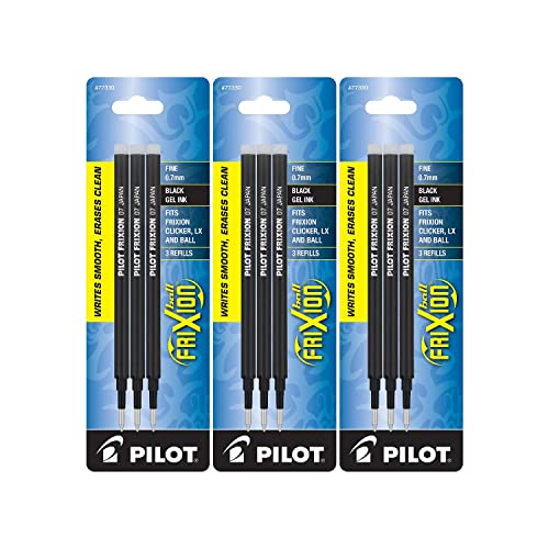 PIL77330 – Pilot FriXion Gel Ink Pen Refills 3 pack
