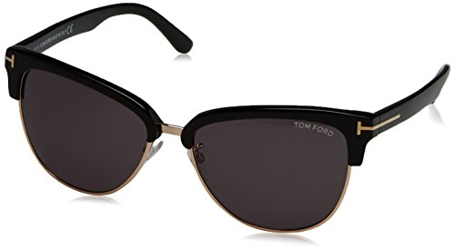 Tom Ford Fany Sunglasses in Shiny Black FT0368 01A 59