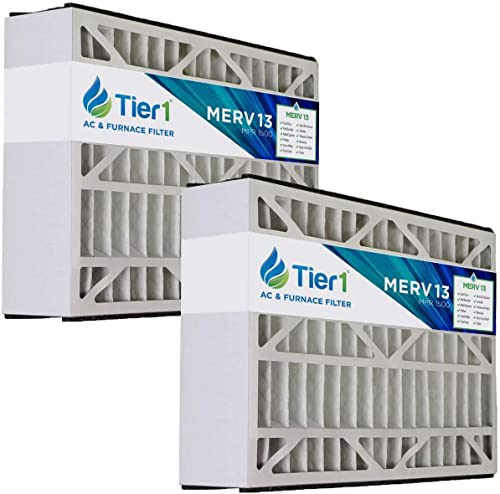 Tier1 16x25x5 Merv 13 Replacement for Electro-Air MU1625 / M1-1056 Air Filter 2 Pack (Actual Size: 15 3/8 x 25 1/2 x 5 1/4)