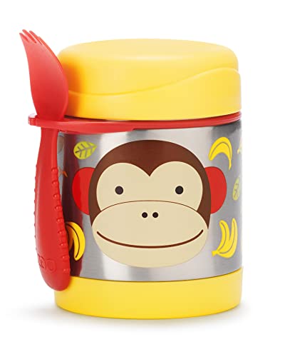 Skip Hop Insulated Baby Food Jar, Zoo, Monkey(Discontinued by Manufacturer)