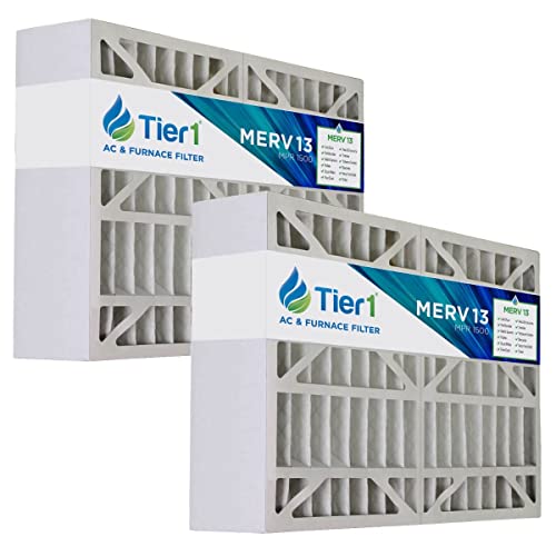 Tier1 16x26x5 Merv 13 Replacement for White-Rodgers F825-0548 Air Filter 2 Pack (Actual Size: 16 1/8 x 25 3/4 x 4 7/8)