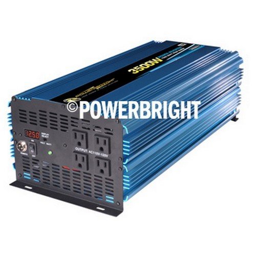 Powerbright PW3500-12 12-Volt Modified Sine Wave Inverter (3,500 Watts)