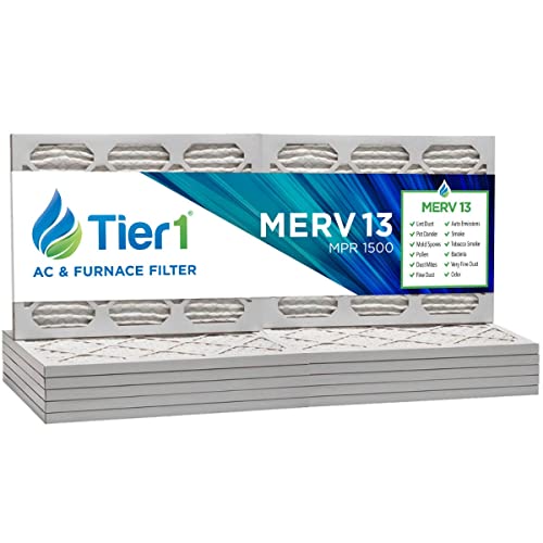 Tier1 12x36x1 Merv 13 Pleated Air/Furnace Filter -6 Pack