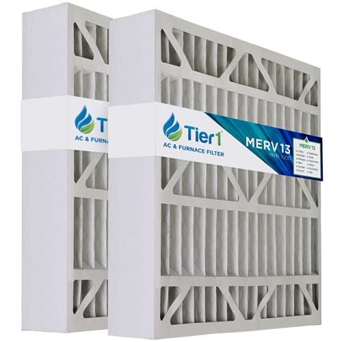 Tier1 20x20x5 Merv 13 Replacement for York MU2020 / M2-1056 Air Filter 2 Pack