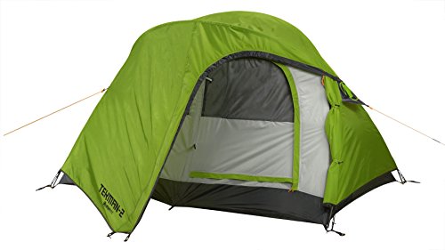 GigaTent TEKMAN 2 7 X 5 2 Person 3 Season Dome Backpacking Tent Oversized Fly with Gear Vestibule,Green,MT 011