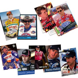 40 Racing Hall-of-Fame and Superstar Cards Collection