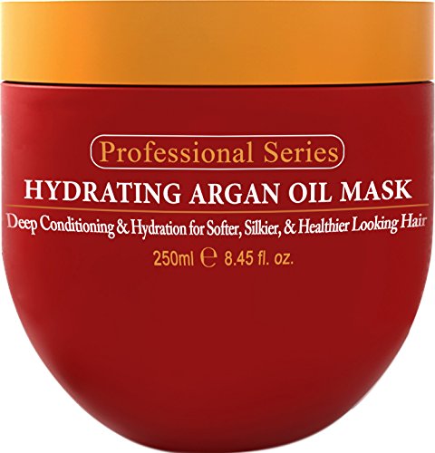 Arvazallia Hydrating Argan Oil Hair Mask and Deep Conditioner for Dry or Damaged Hair – 8.45 Oz