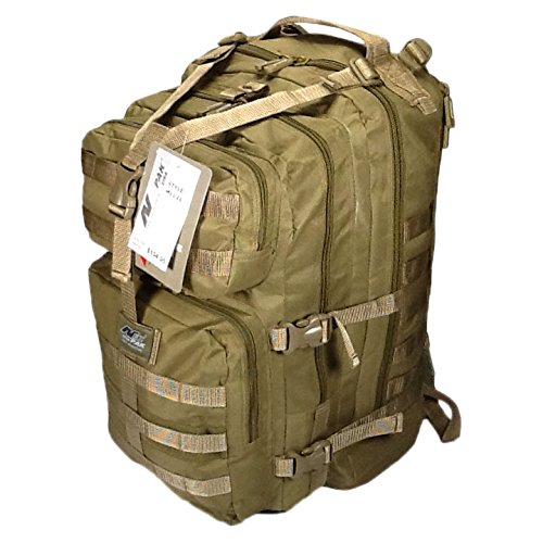 Nexpak 21″ 3400 cu.in. Tactical Hunting Camping Hiking Backpack ML121 TAN