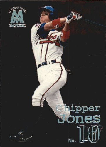 1999 SkyBox Molten Metal Baseball Card #143 Chipper Jones