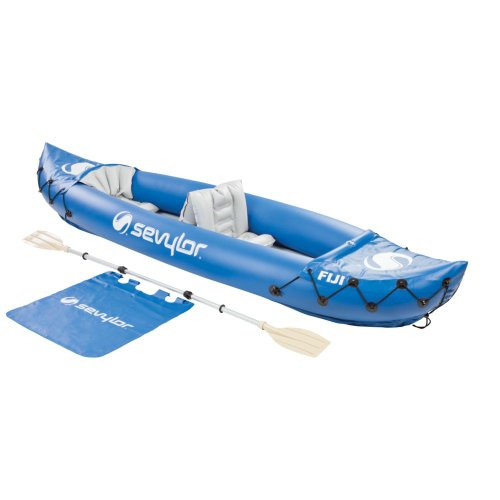 Sevylor Fiji 2-Person Kayak , Blue, 10′ 4″ x 2′ 9″