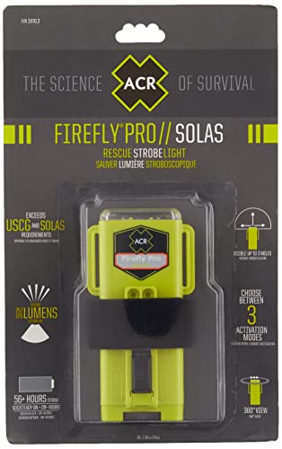 ACR 3970.3 Firefly PRO Solas Manually Operated Rescue Strobe Light, Carded
