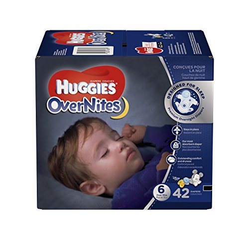 HUGGIES OverNites Diapers, BIG PACK Overnight Diapers (Packaging May Vary), Size 6, 48 Count