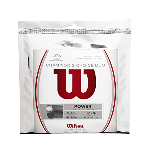 WILSON Sporting Goods Champions Choice Duo Tennis String, Natural (WRZ997900)