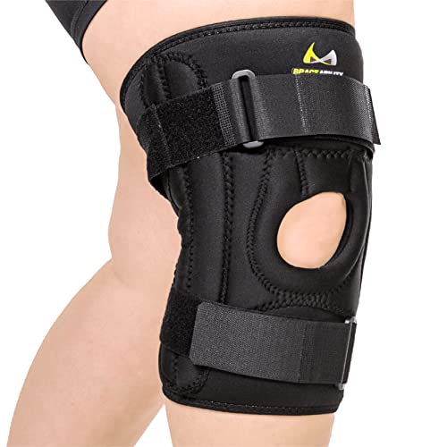 BraceAbility Patellar Stabilizing Chondromalacia Knee Brace – XXL Patellofemoral Pain U-Shaped Support to Protect Under Kneecap, Helps Pain from Floating Patella, Valgus Knees and Bowed Legs (2XL)