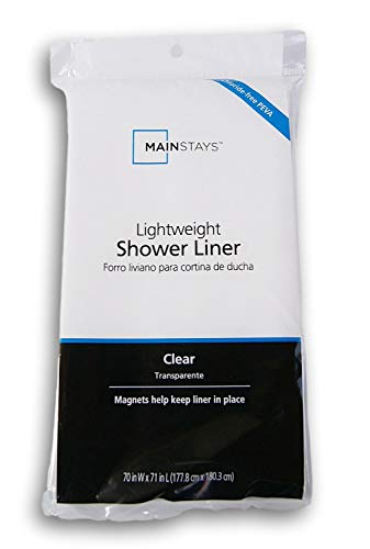 Light Weight PEVA Shower Liner – Clear