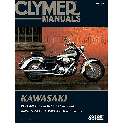 1996-2008 CLYMER KAWASAKI MOTORCYCLE VULCAN 1500 SERIES SERVICE MANUAL M471-3