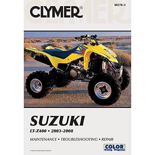 2003-2008 CLYMER SUZUKI ATV LT-Z400 SERVICE SHOP MANUAL M270-2