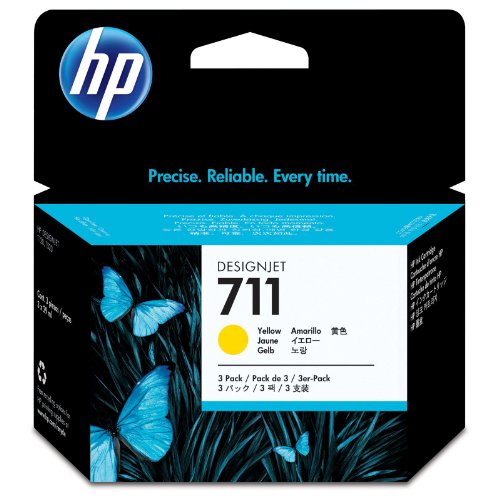 HP 711 3-pack 29-ml Yellow Designjet Ink Cartridge (CZ136A) for HP DesignJet T120 24-in Printer HP DesignJet T520 24-in Printer HP DesignJet T520 36-in PrinterHP DesignJet printheads help you respond quickly by providing quality speed and easy hassle-free