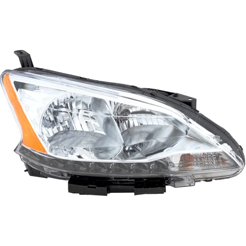 Evan Fischer Headlight Headlamp Compatible with 2013-2015 Nissan Sentra Passenger Right Side Replacement